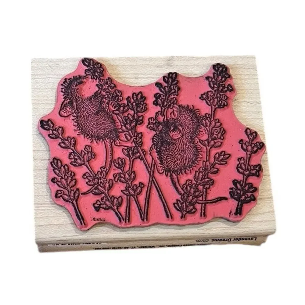 Stampabilities Rubber Stamp House-Mouse Designs HMKR1012 Lavender Dreams Monica